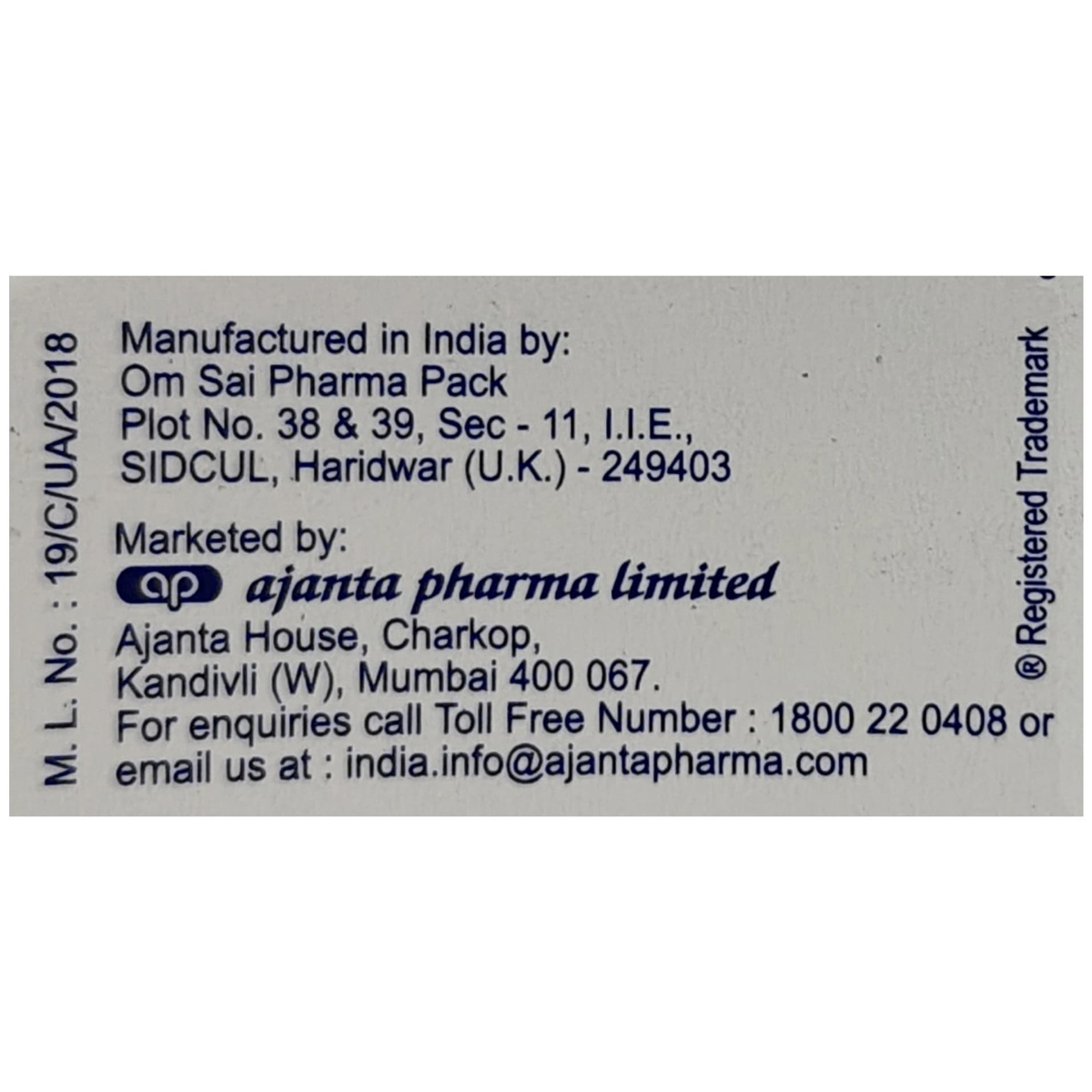 Perobar 2.5% Benzoyl Peroxide Cleansing Bar pack detail view