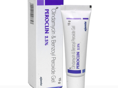Peroclin 2.5% Gel pack front view