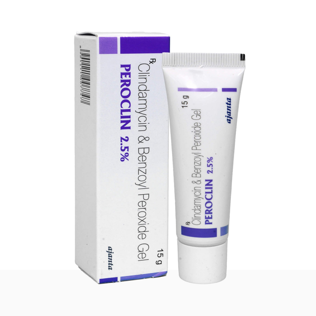 Peroclin 2.5% Gel pack front view