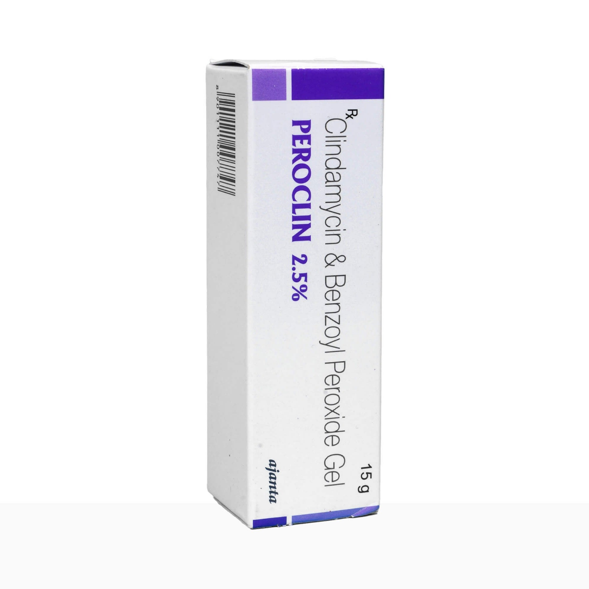 Peroclin 2.5% Gel strip blister view
