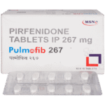 Pulmofib 267mg Tablet carton front