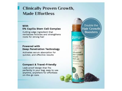 Pilgrim Advanced Hair Growth Serum Roll-On
