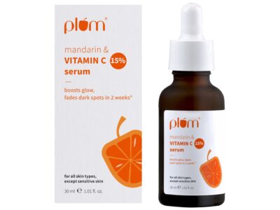Plum Mandarin & Vitamin C 15% Face Serum pack front view
