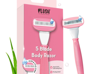 Plush 5 Blade Body Razor