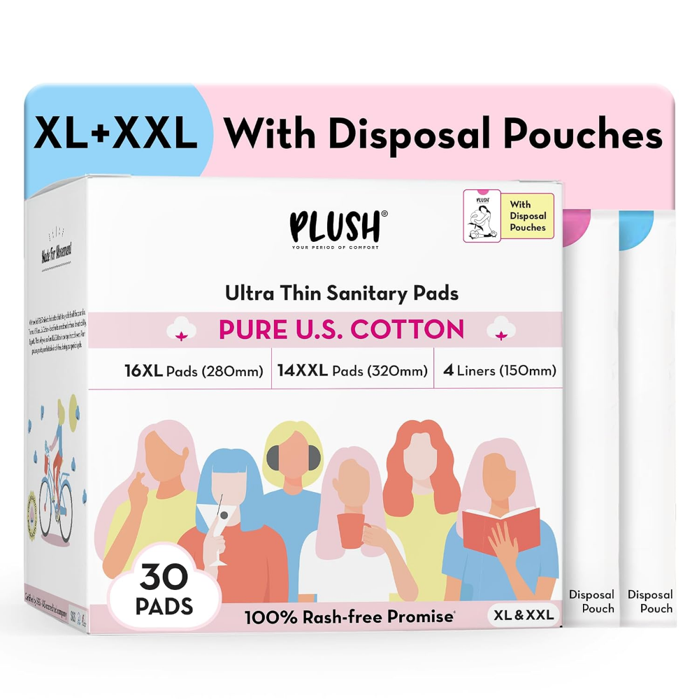 Plush Pads with Disposal Pouches