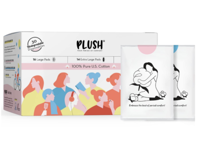 Plush Pads with Disposal Pouches