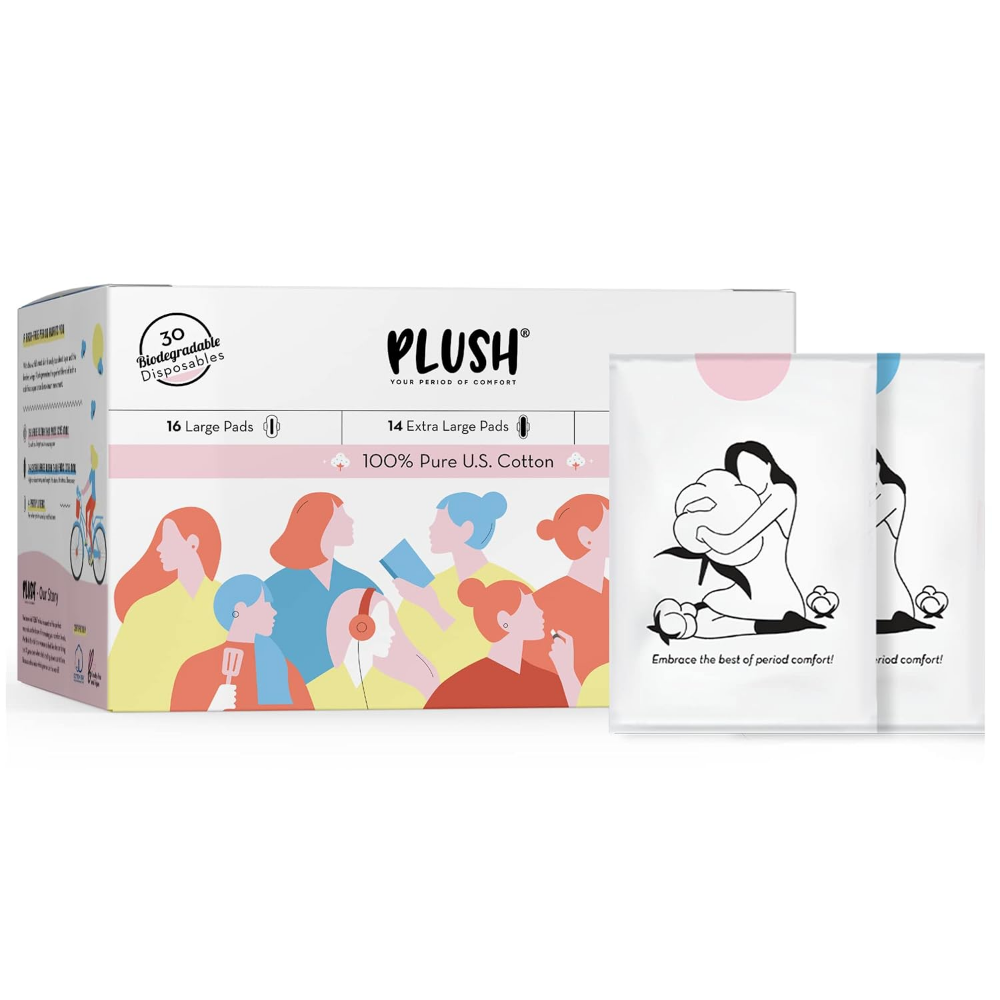 Plush Pads with Disposal Pouches