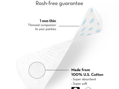 Plush Panty Liners 155mm