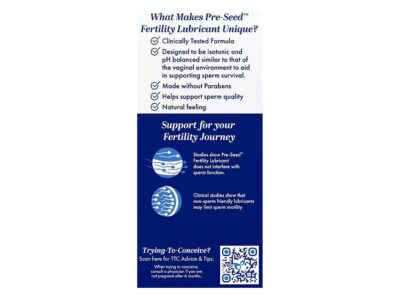 Pre-Seed Fertility Lubricant Gel