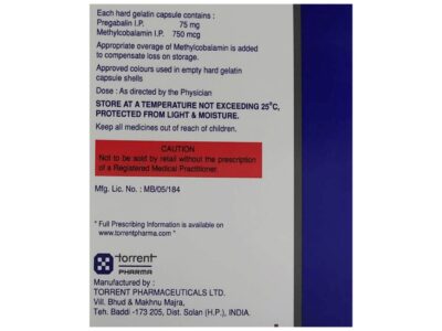 Pregaba-M 75mg Capsule