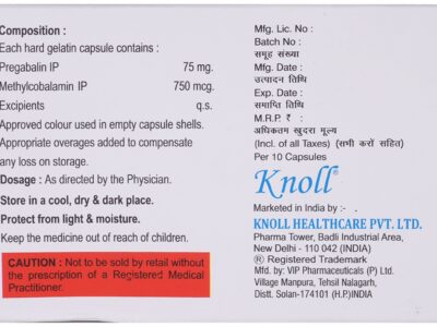 Pregabel-M 75mg Capsule