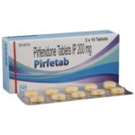 Pirfetab 200mg Tablet carton with blister
