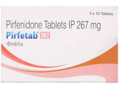 Pirfetab 267mg Tablet pack front