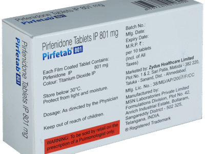 Pirfetab 801mg Tablet pack front
