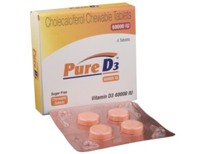 Pure D3 60000IU Chewable Tablet