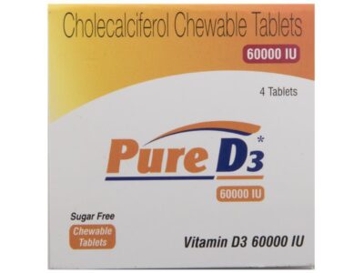 Pure D3 60000IU Chewable Tablet