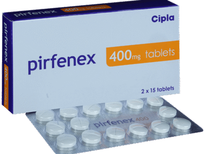 Pirfenex 400mg Tablet carton with blister