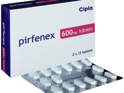 Pirfenex 600mg Tablet carton with blister