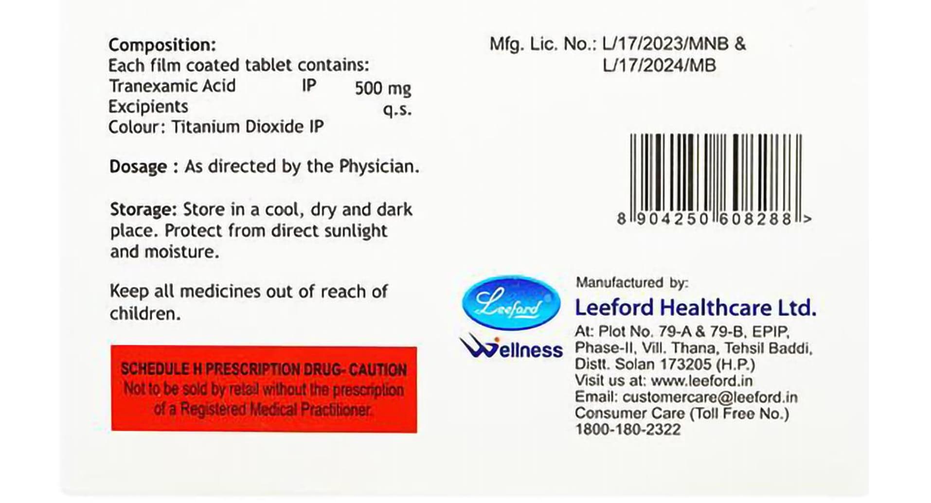 Redotrex 500mg Tablet