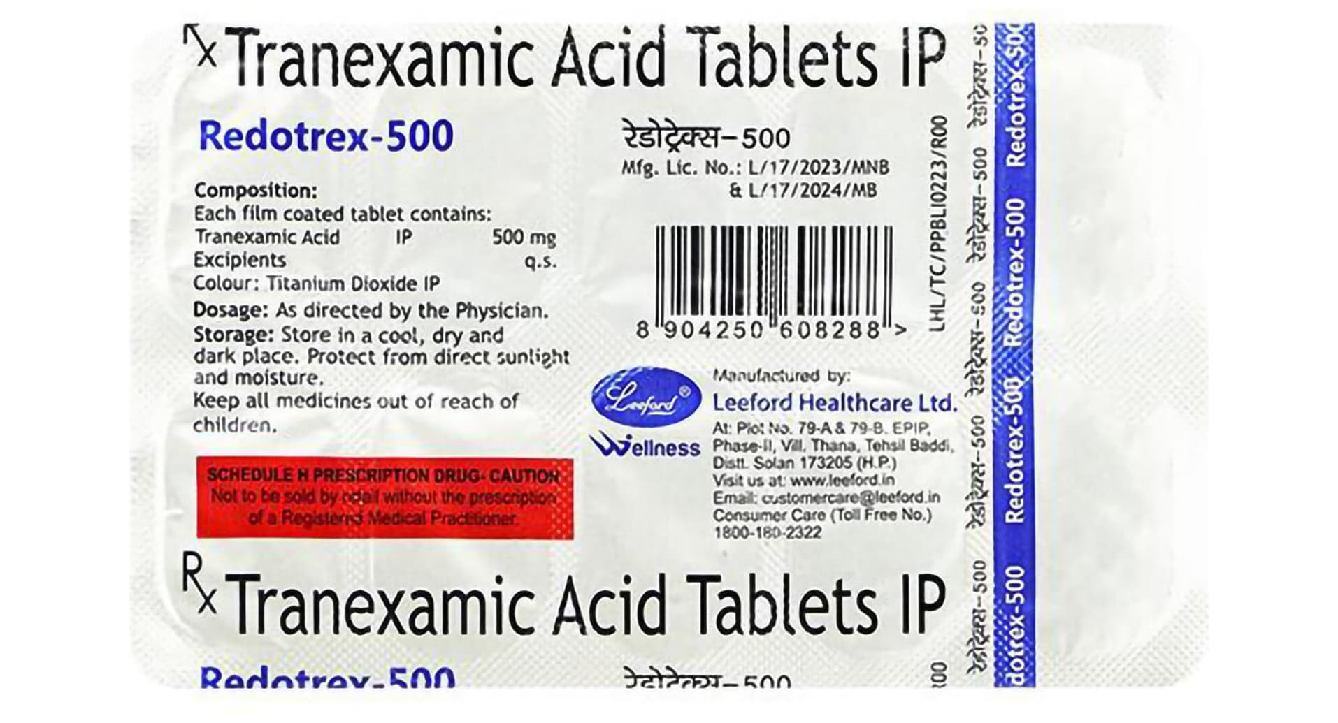 Redotrex 500mg Tablet