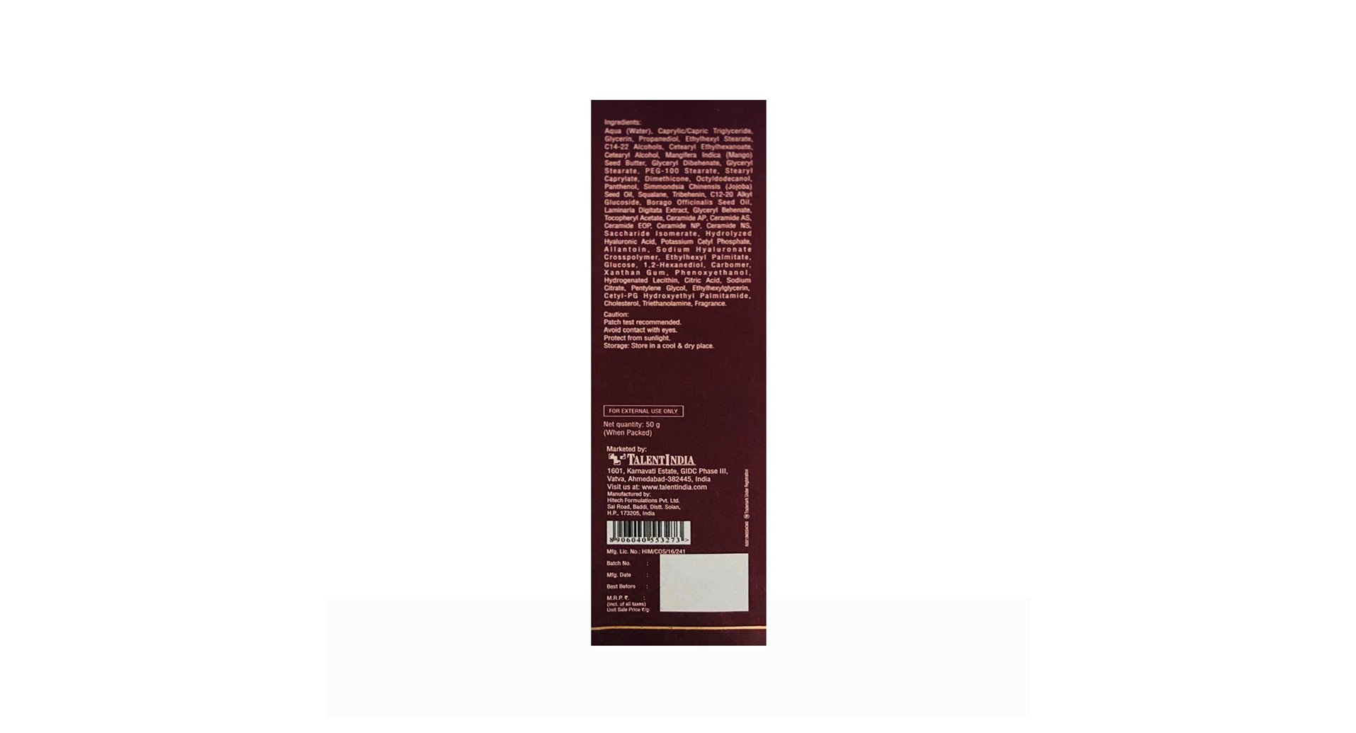 Remoiz-C Multi Ceramide Moisturizing Cream