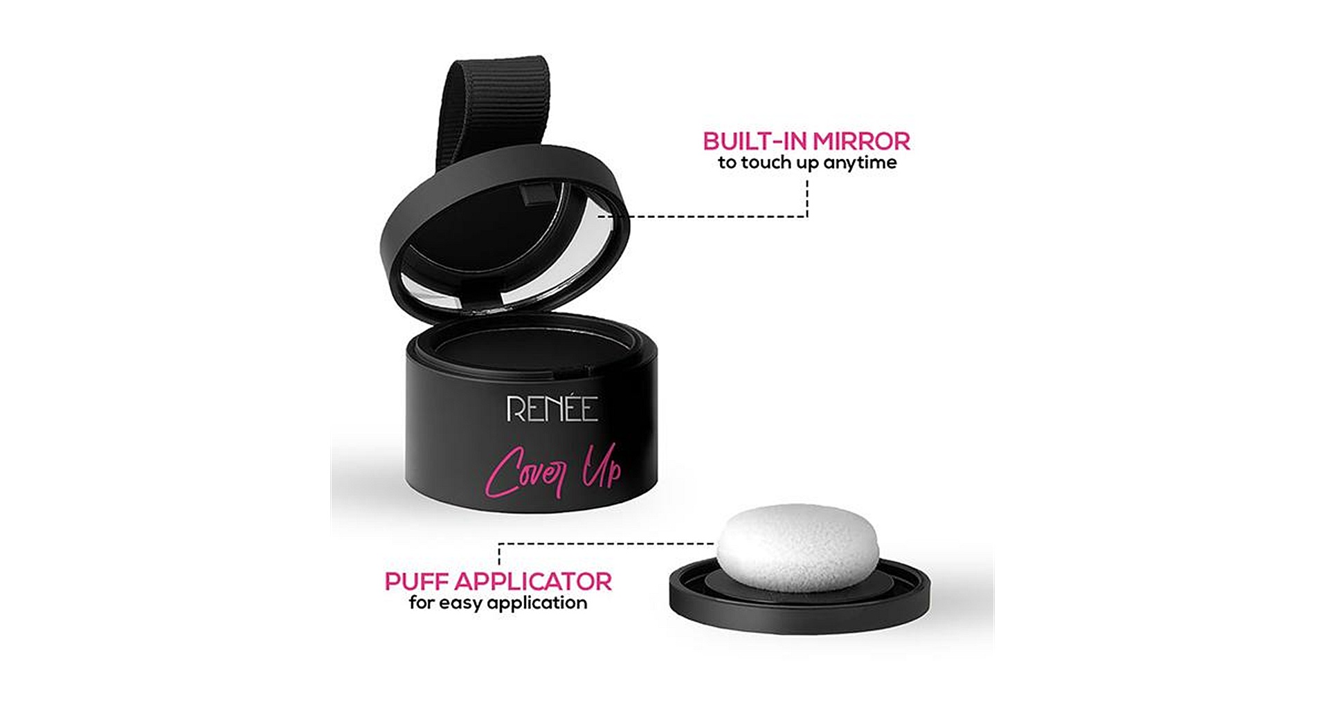 Renee Cover Up Hair Powder Black