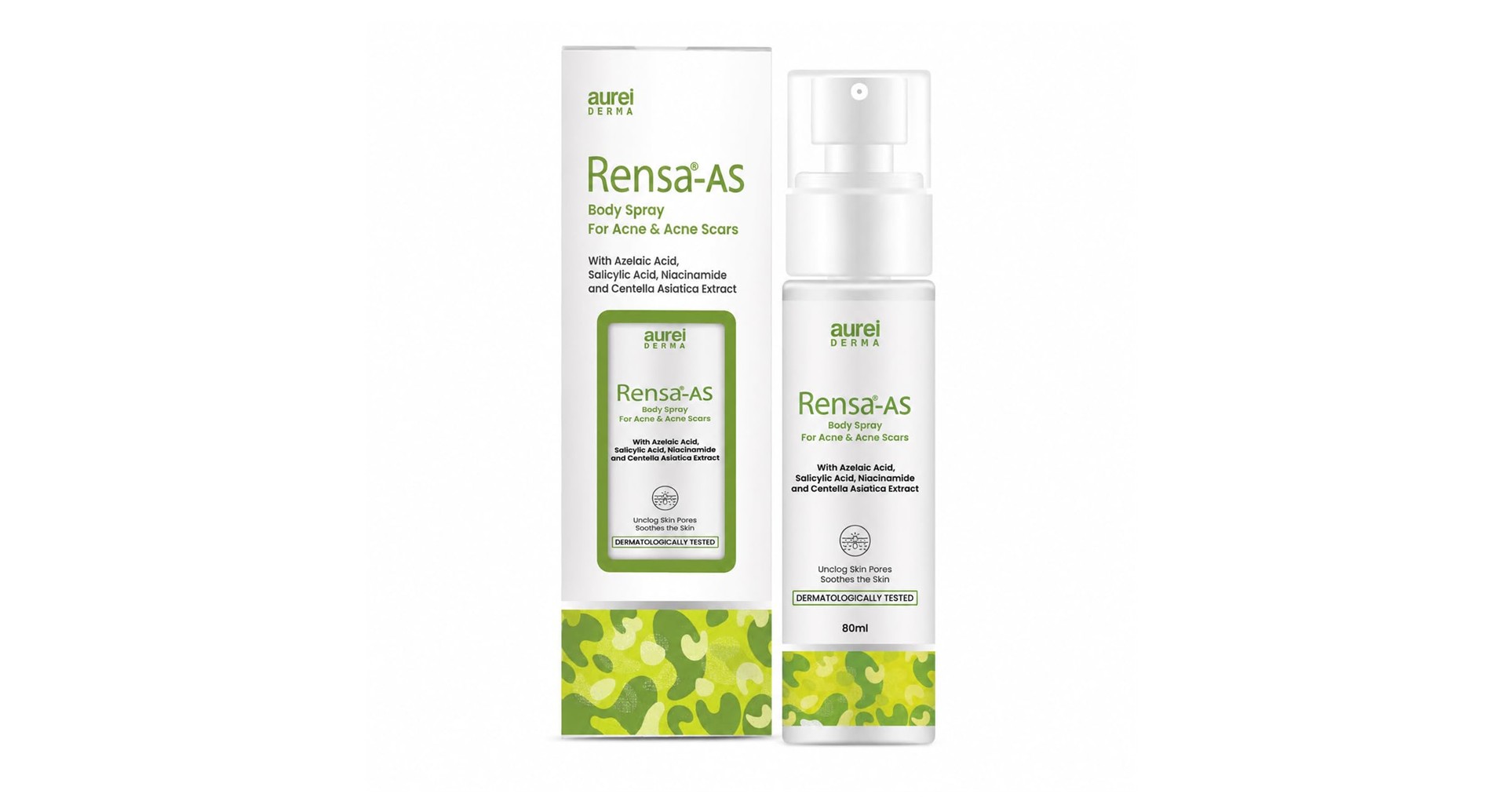 Rensa-AS Body Spray for Acne and Acne Scars