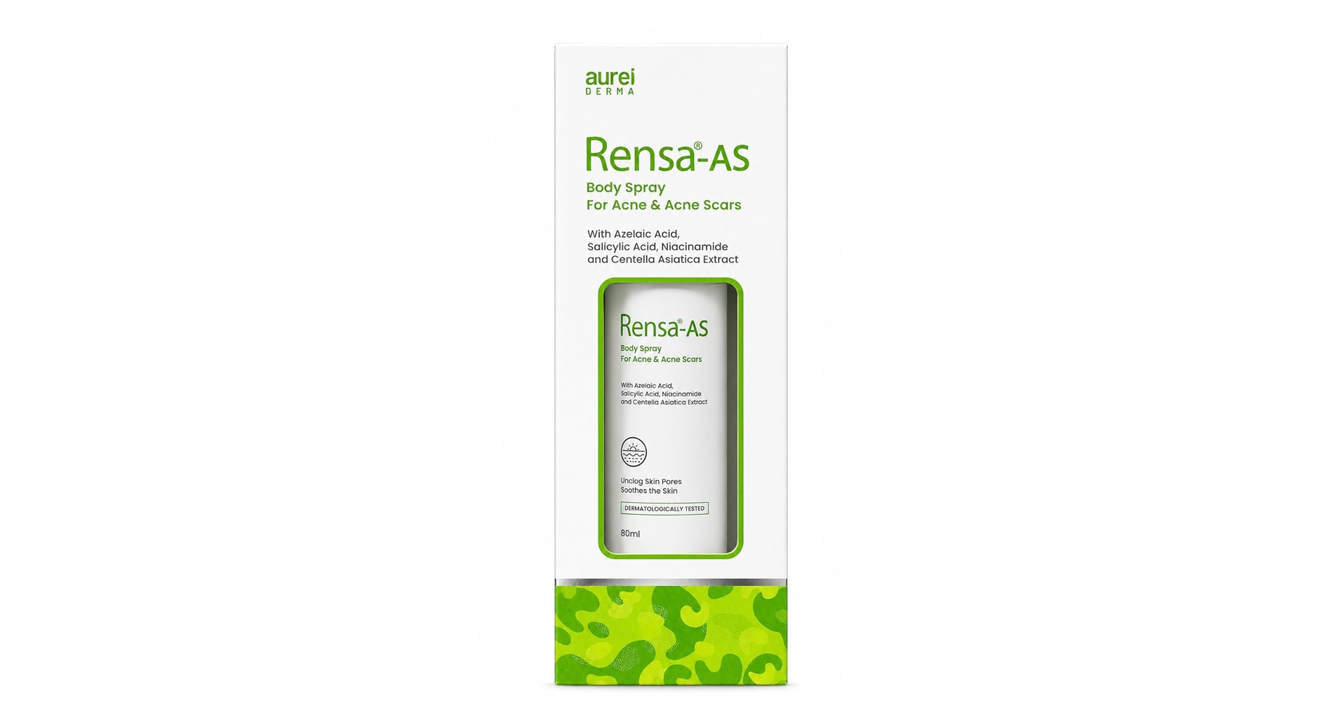 Rensa-AS Body Spray for Acne and Acne Scars