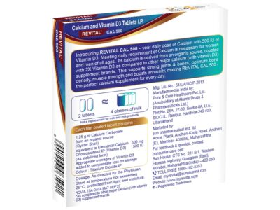 Revital Cal 500 Tablet