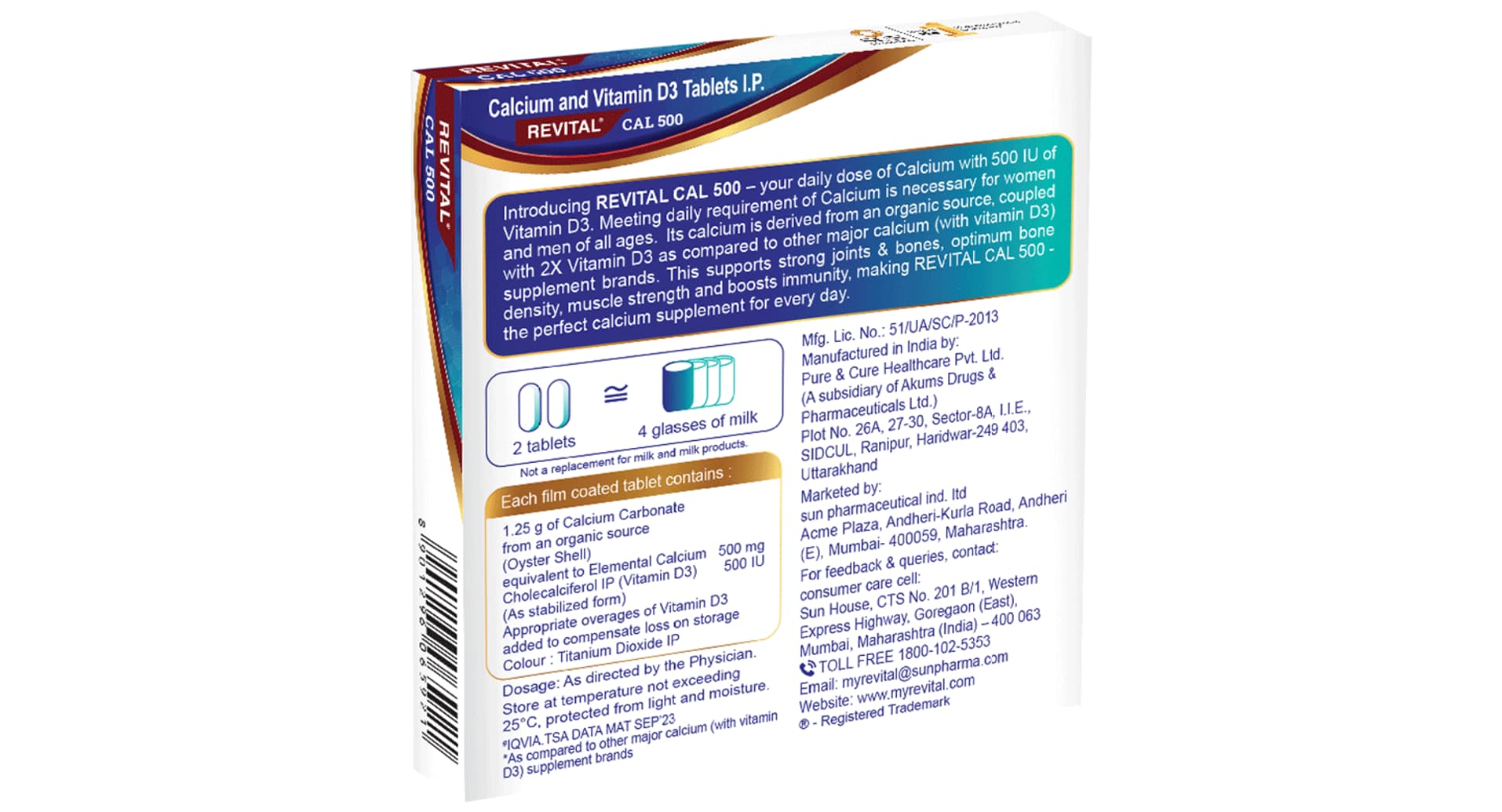 Revital Cal 500 Tablet