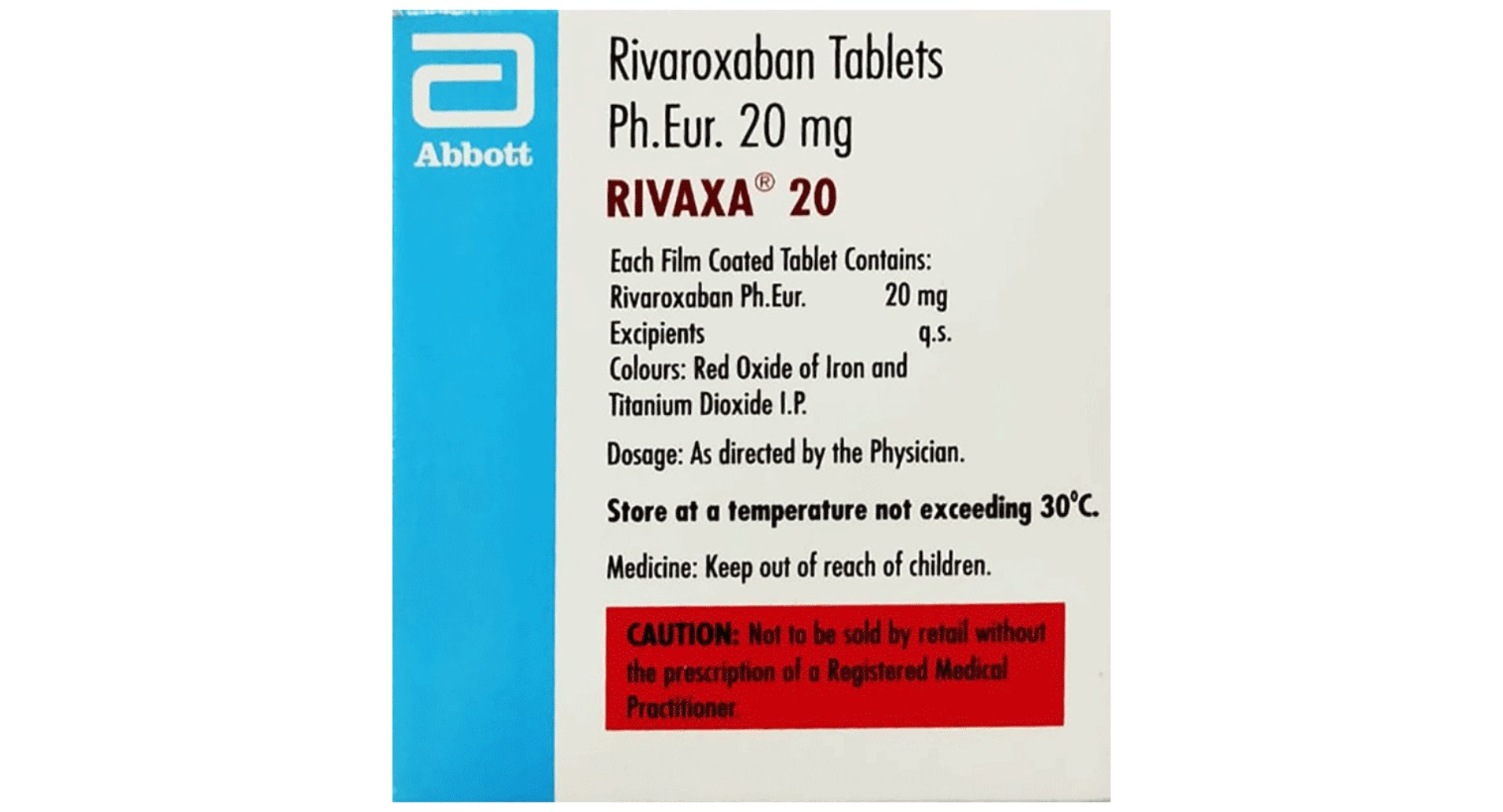 Rivaxa 20mg Tablet