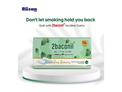 Rusan 2baconil 2mg Nicotine Gum Fresh Paan