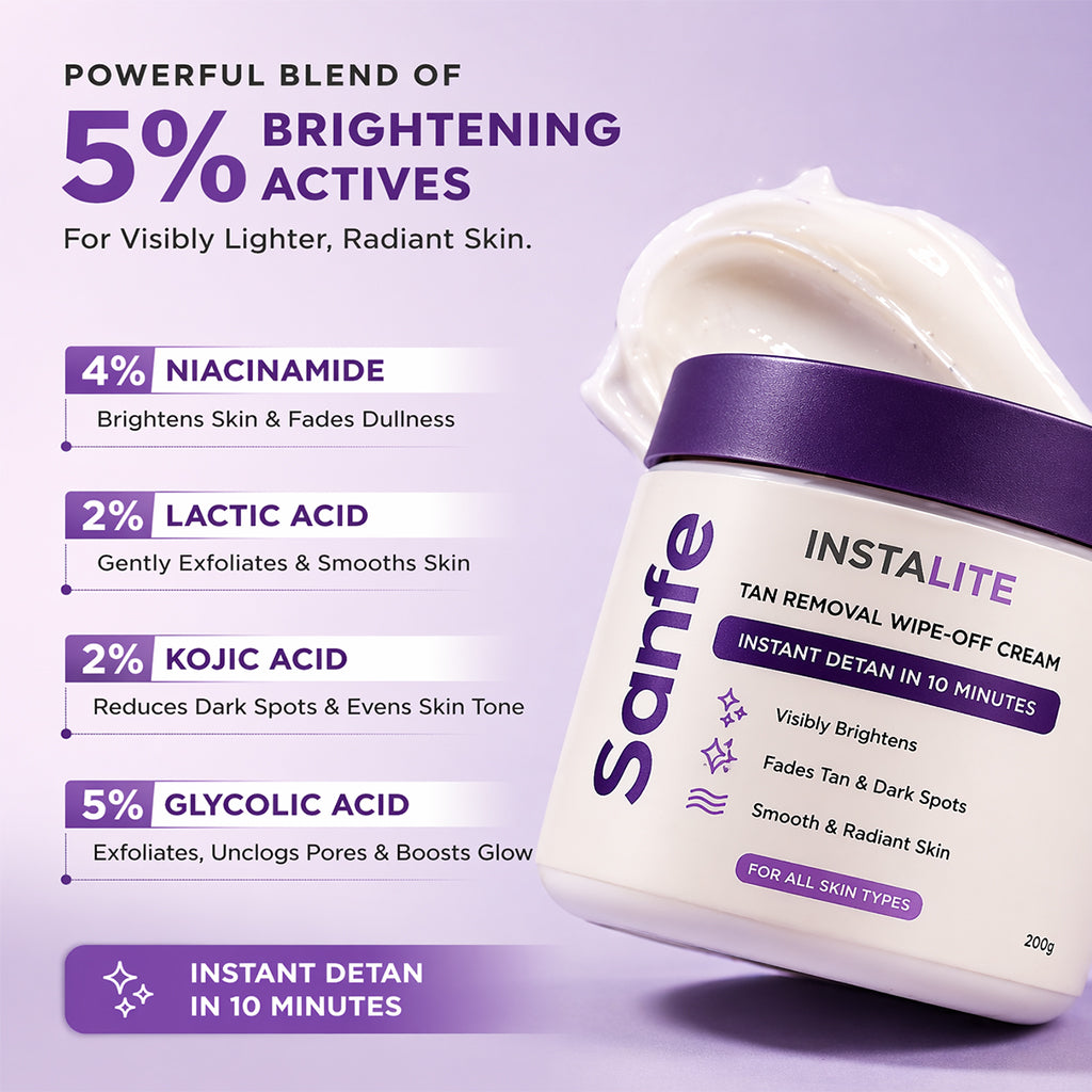 Sanfe Instalite Detan Body Cream 200gm