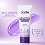 Sanfe Instant Tan and Dead Skin Removal Exfoliating Gel 100gm