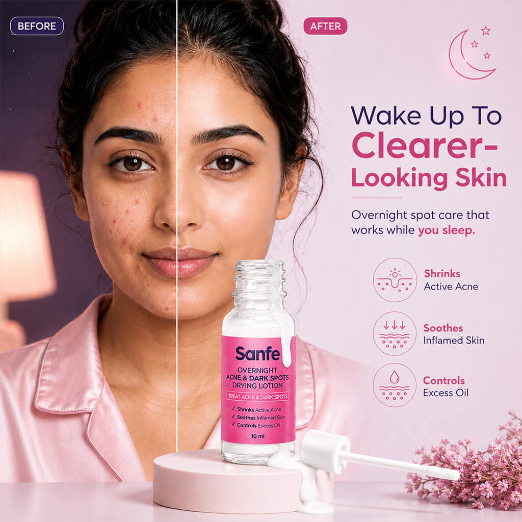 Sanfe Overnight Acne and Dark Spots Drying Lotion 20ml
