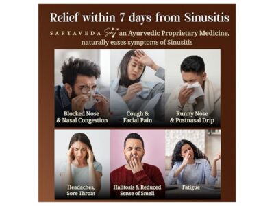 Saptaveda SIN7 Oil for Sinusitis Relief