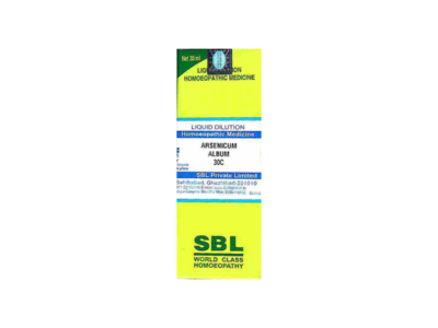 SBL Arsenicum Album Dilution pack front view