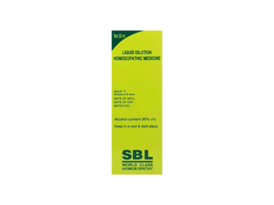 SBL Arsenicum Album Dilution pack side view