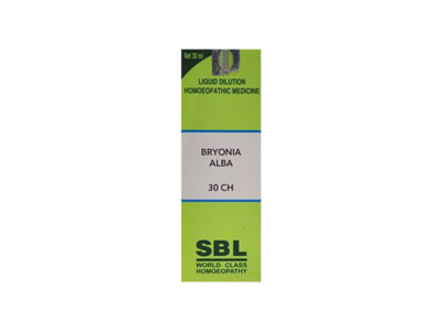 SBL Bryonia Alba Dilution pack front view