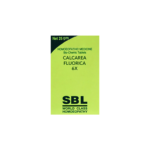 SBL Calc Fluor 6X Biochemic Tablets pack front view