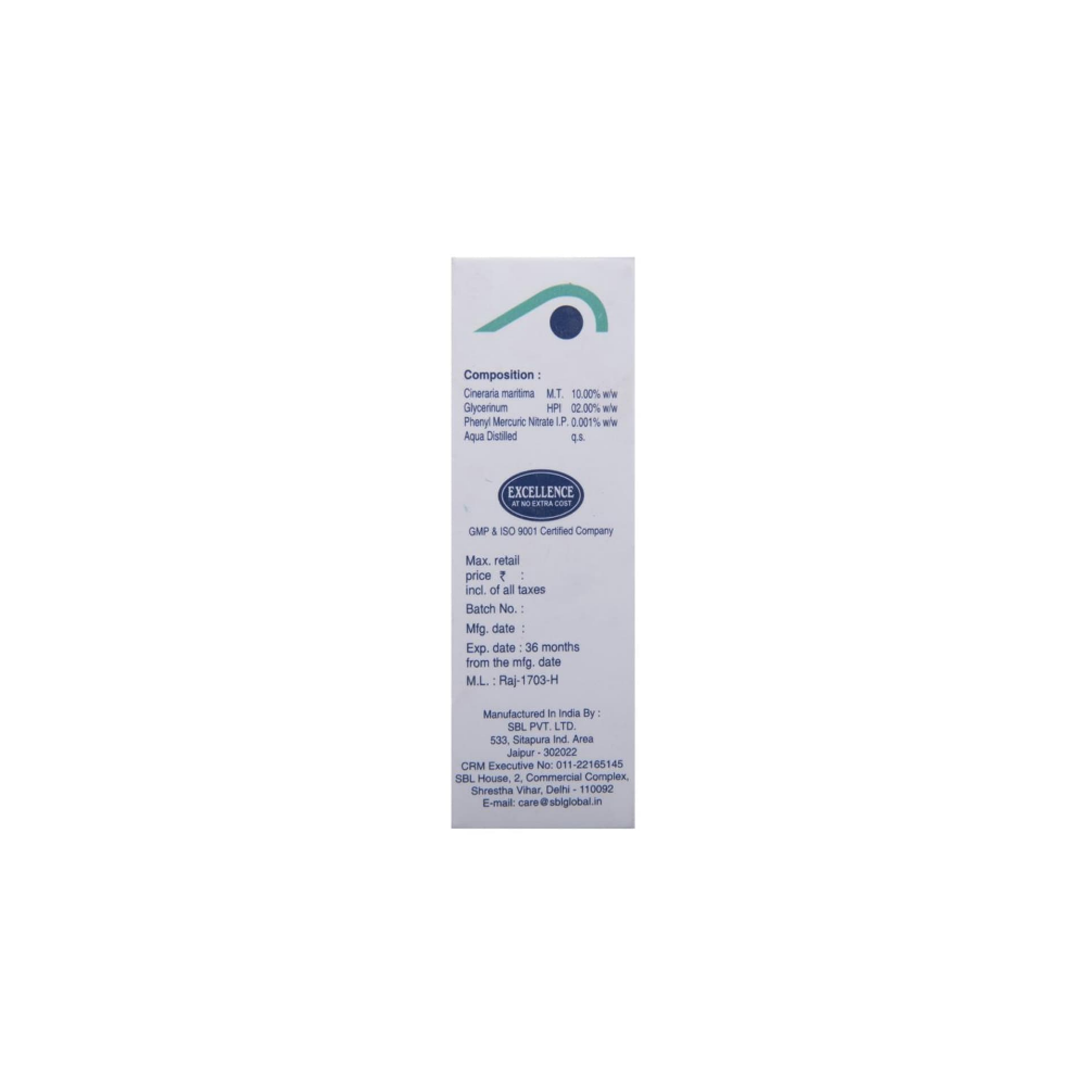 SBL Cineraria Maritima 10% Eye Drops 10ml