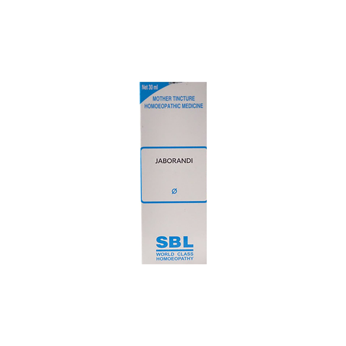 SBL Jaborandi Q Mother Tincture pack front view