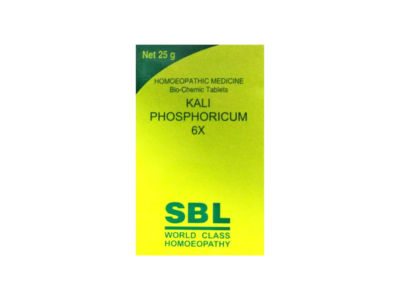 SBL Kali Phos 6X Biochemic Tablets pack front view
