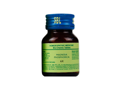 SBL Mag Phos 6X Biochemic Tablets pack side view