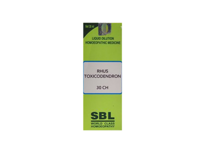 SBL Rhus Toxicodendron Dilution pack front view