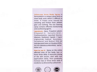 Sebocop Acne Body Spray