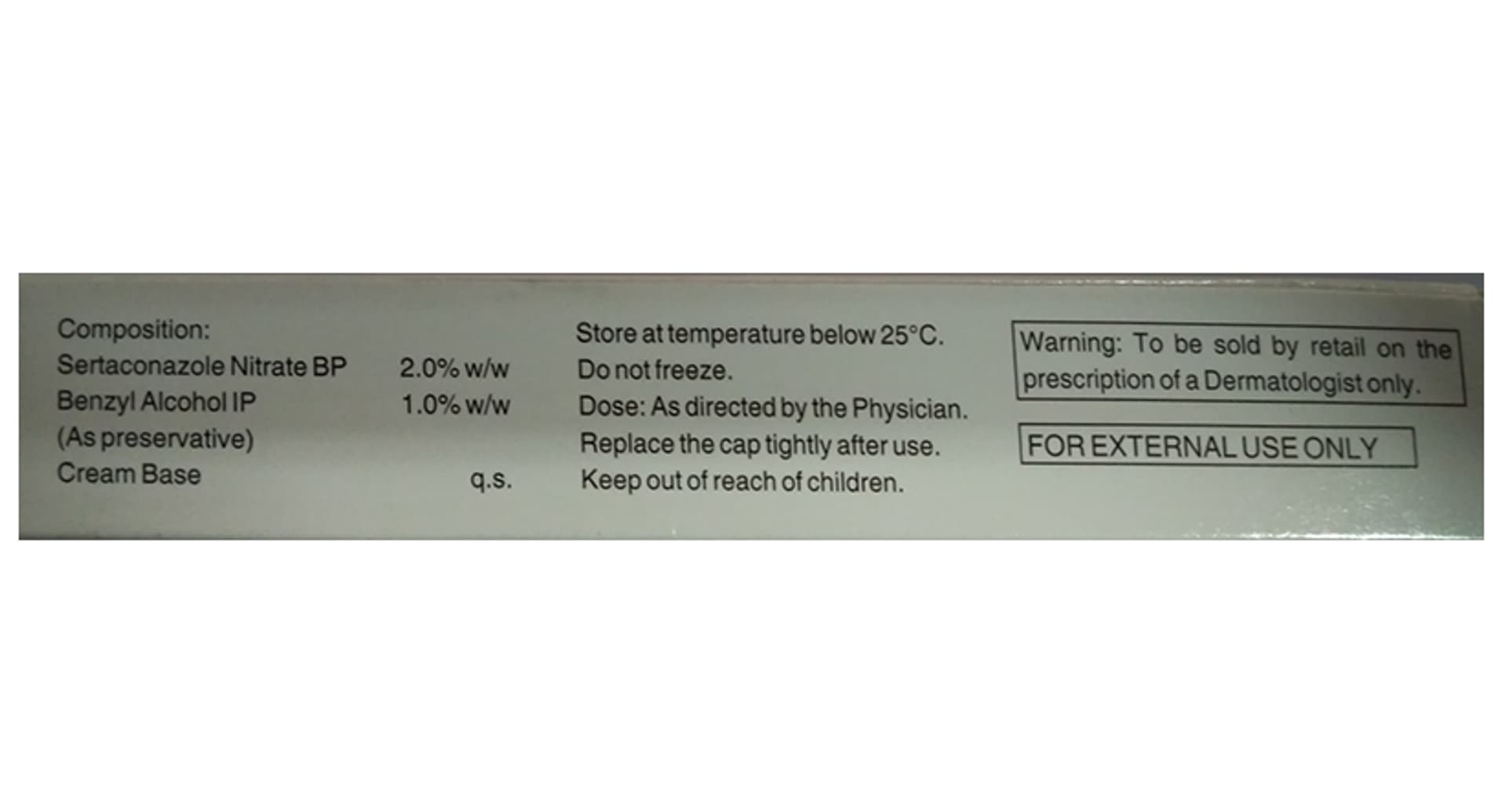 Sertaspor 2% Cream