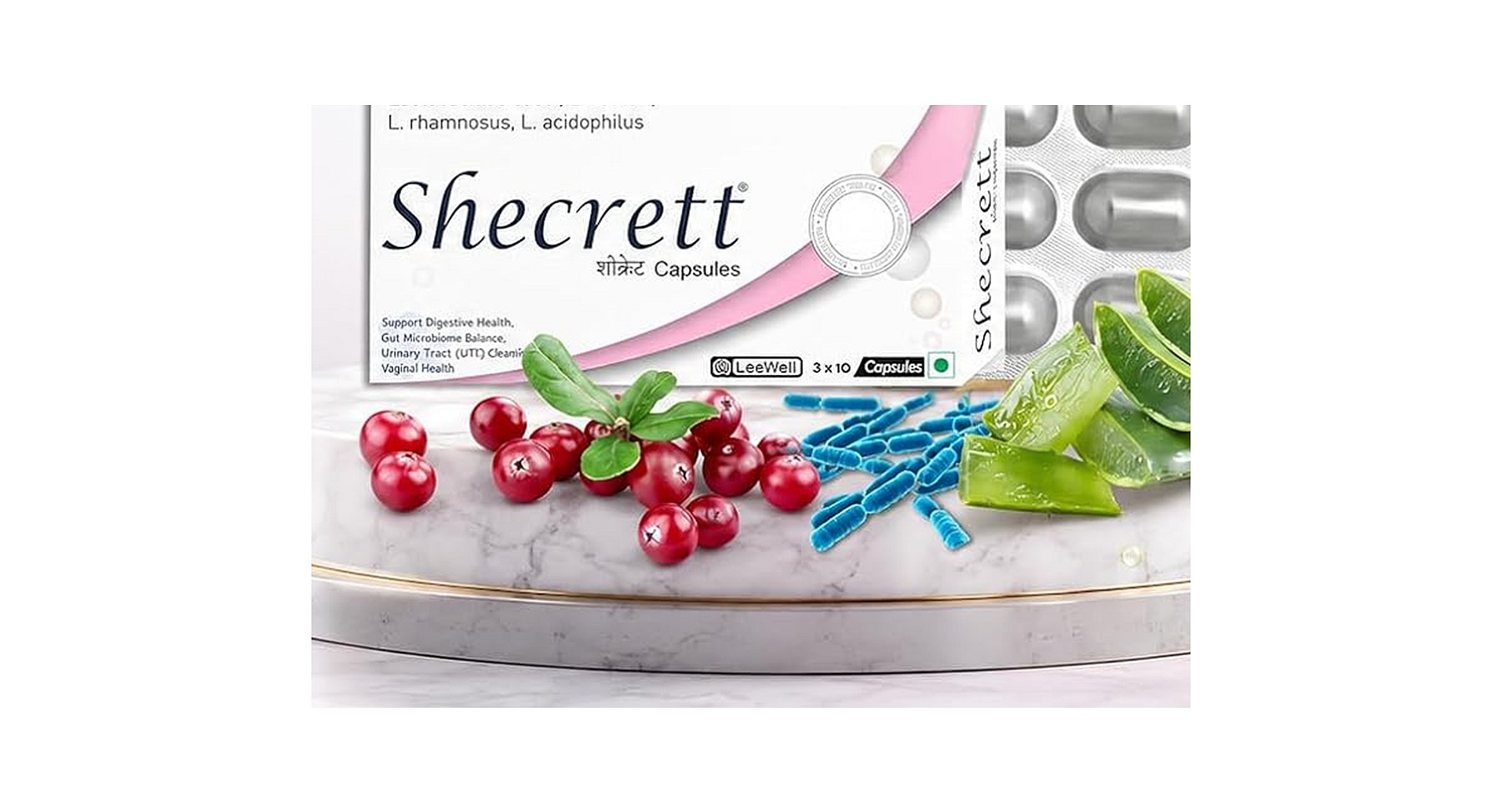Shecrett UTI Probiotics Capsules