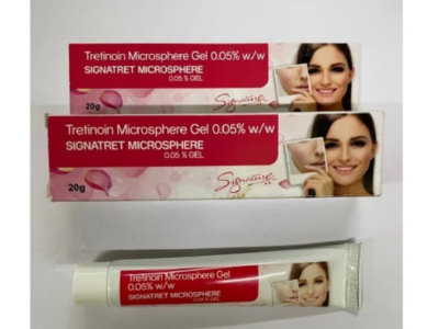 Signatret Microsphere Tretinoin Gel 0.05% pack front view