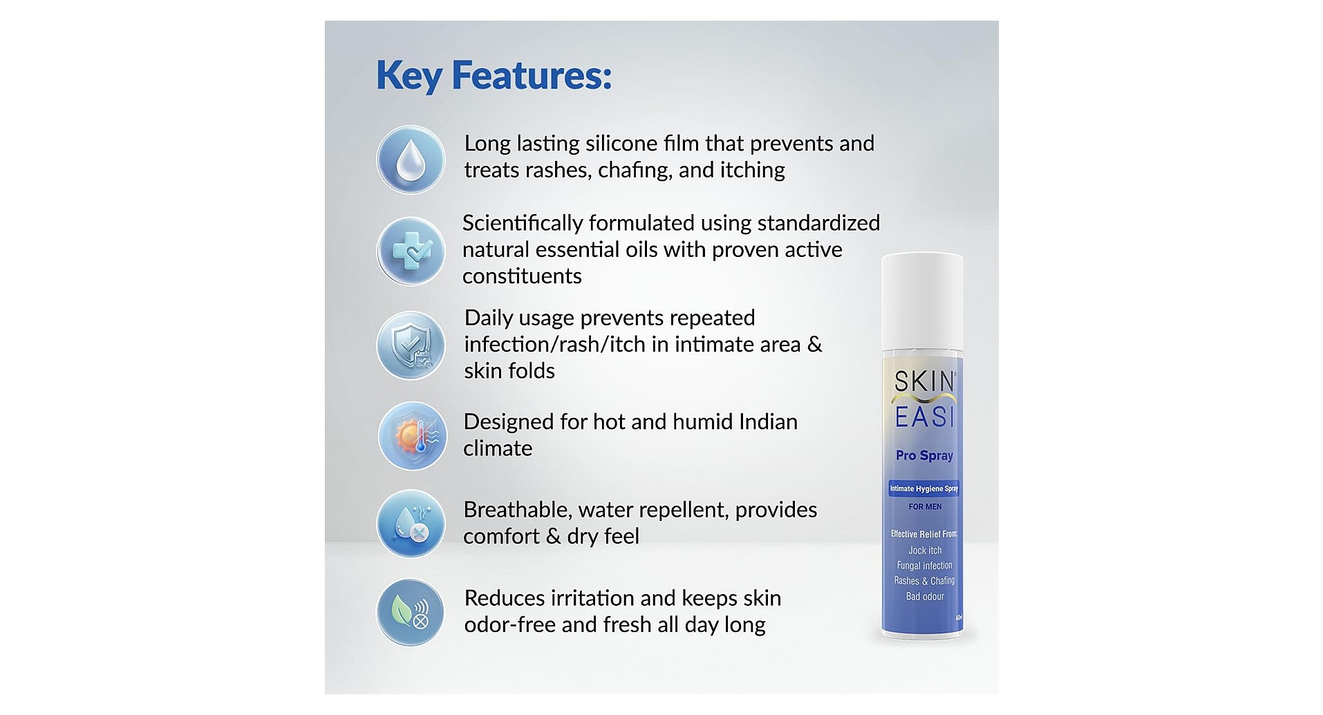 Skin Easi Intimate Hygiene Pro Spray For Men